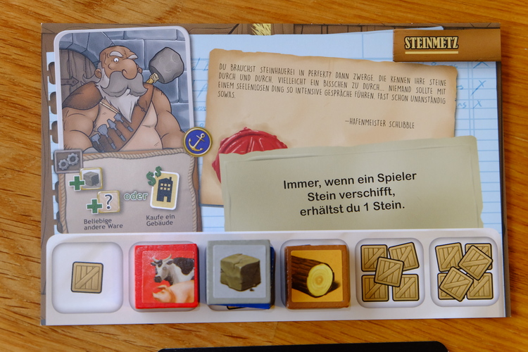 Ein Spielertableau